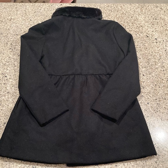Girls 7-8 (M) Gymboree Black Dress Coat - Picture 7 of 11